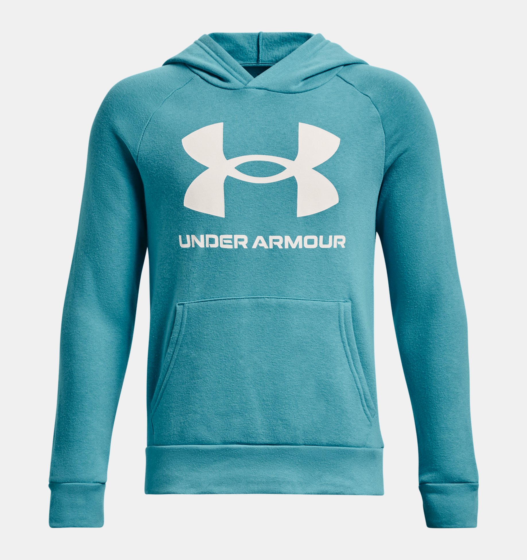 Under Armour Junior Rival Fleece Big Logo Hoodie - Blue Under Armour Junior Rival Fleece Big Logo Hoodie - Blue